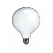 Lampadina GLOBO opale/bianco latte E27 D126 150w